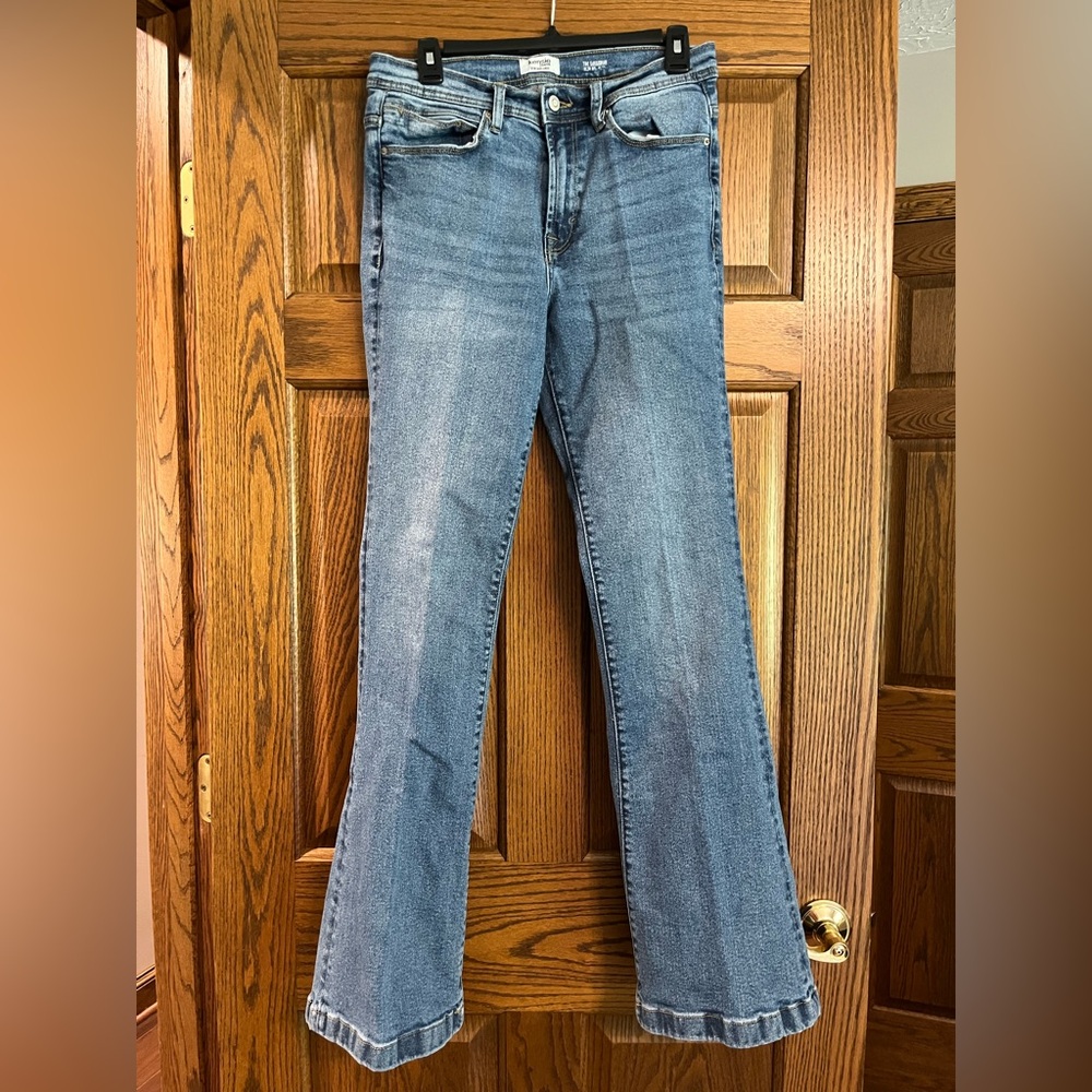 Kensie Blue Flare & Wide Leg Jeans